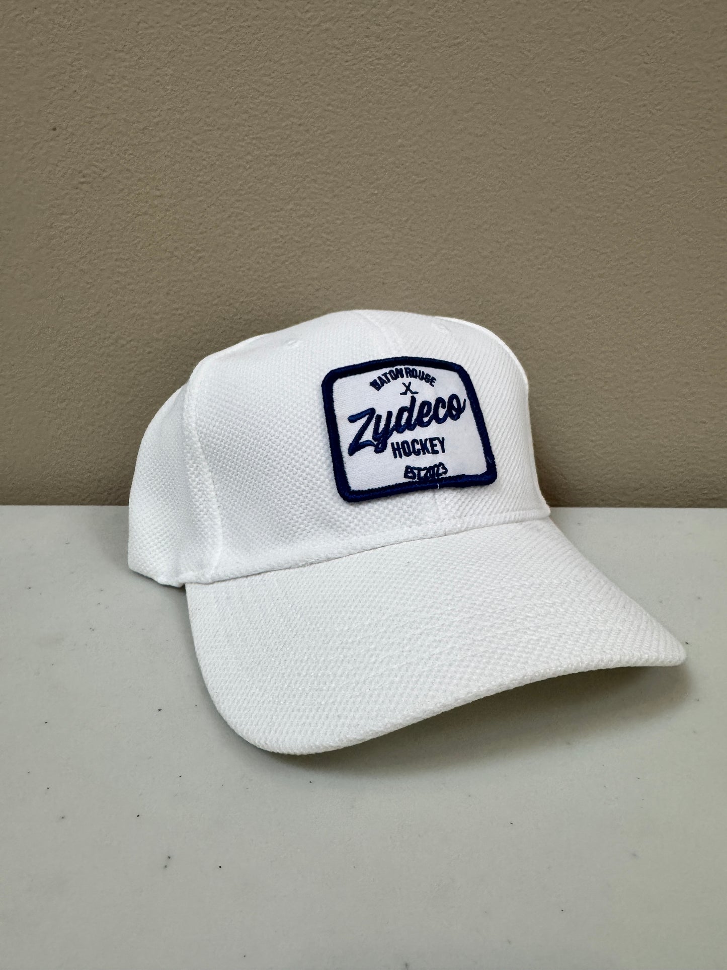 White Zydeco Patch Hat