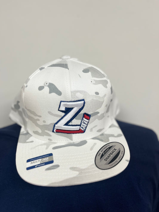 White Camo Z Hat