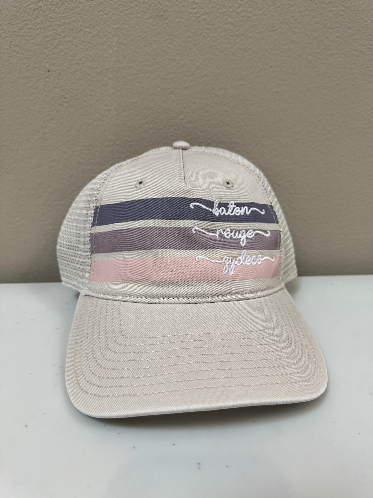 Tan Striped Baton Rouge Zydeco Hat