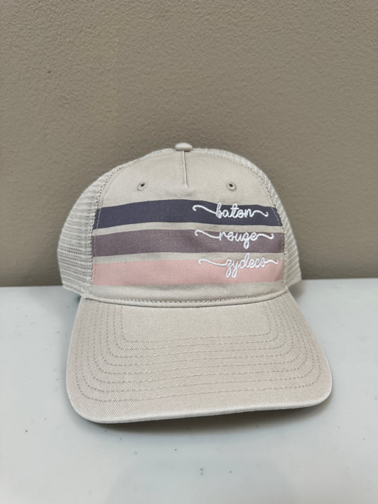 Tan Striped Baton Rouge Zydeco Hat