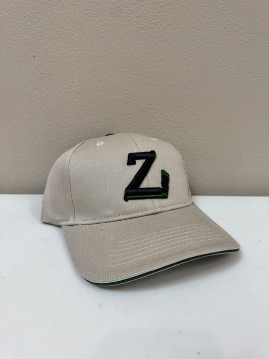 Tan Military Z logo Hat