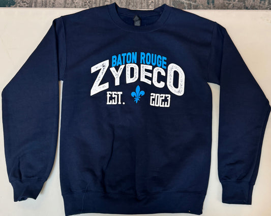 Navy Zydeco Crewneck