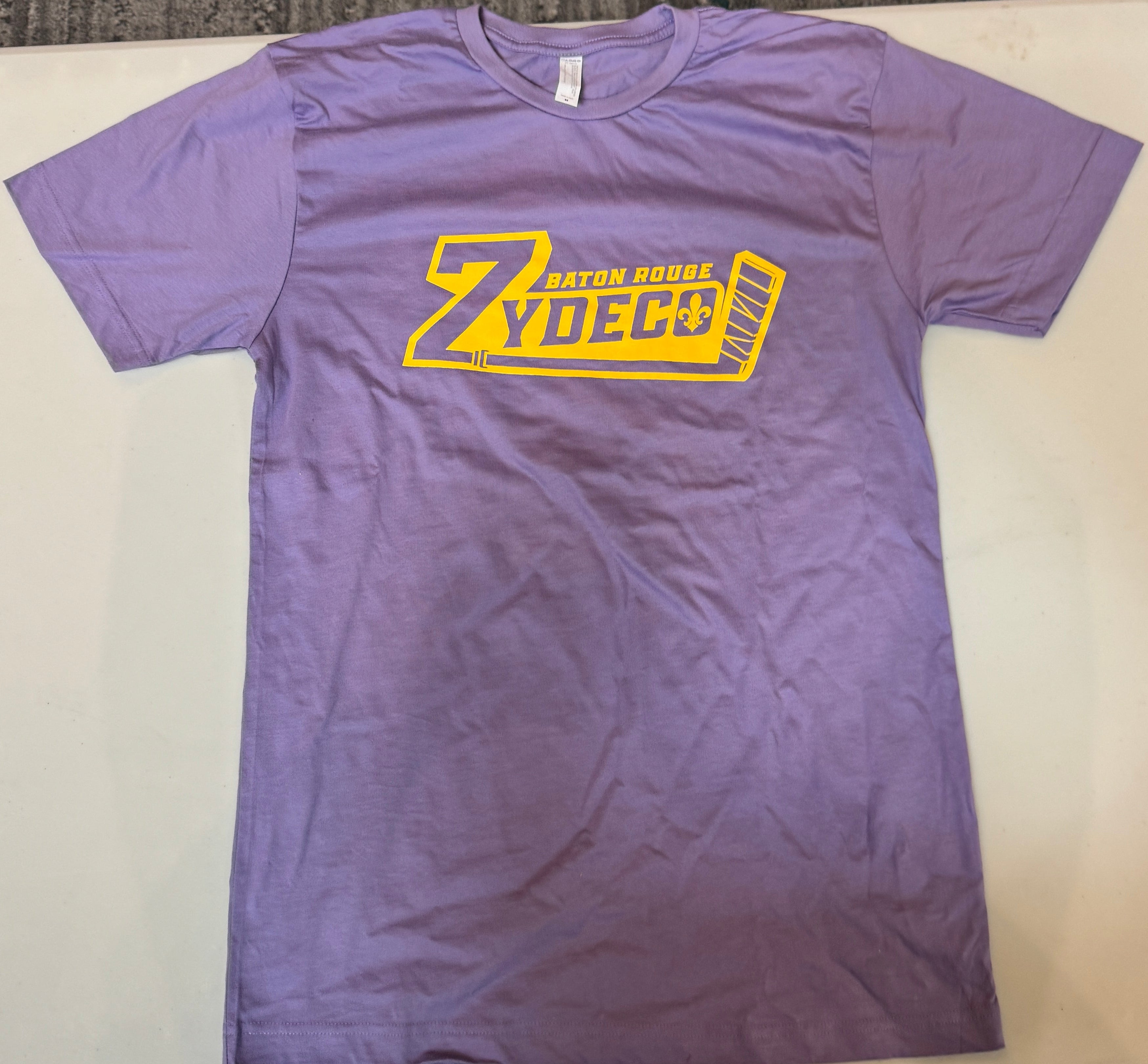 Light Purple with Yellow Zydeco Shirt